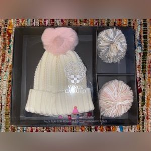 Vince Camuto changeable knitted beanie